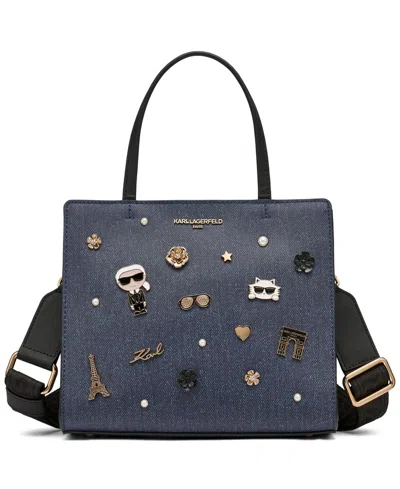 Karl Lagerfeld Maybelle Zip Top Satchel Bag