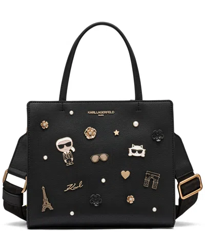 Karl Lagerfeld Maybelle Zip Top Satchel Bag