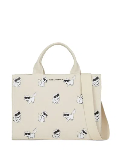 Karl Lagerfeld Medium Ikon Choupette Tote Bag