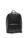 Karl Lagerfeld Medium Karl Monogram Backpack In Black