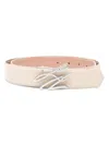 Karl Lagerfeld Medium K/autograph Belt In Neutrals