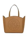 Karl Lagerfeld Medium K/circle Zip Tote Bag In Brown