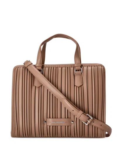 Karl Lagerfeld Medium K/kushion Tote Bag In Neutrals