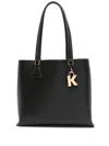 Karl Lagerfeld Medium K/lock Tote Bag In Black