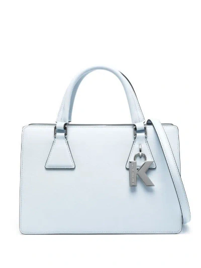 Karl Lagerfeld Medium K/lock Tote Handbag Handbag In Navy