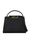 Karl Lagerfeld Medium K/signature Tote Bag In Black