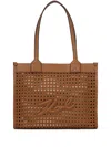 Karl Lagerfeld Medium K/skuare Shoulder Bag In Brown