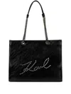 Karl Lagerfeld Medium K/skuare Tote Bag In Black