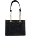 Karl Lagerfeld Black K Skuare Medium Tote In Black