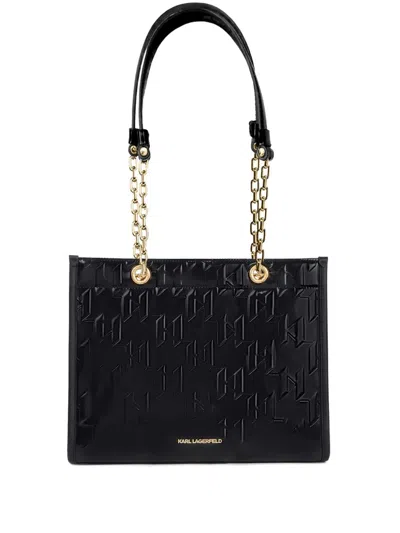 Karl Lagerfeld Medium K/skuare Tote Bag In Black