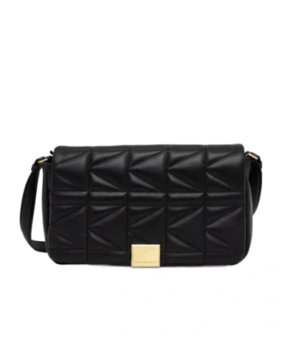 Karl Lagerfeld Medium Kuilt Shoulder Bag In Black