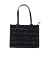 Karl Lagerfeld Medium Rectangular Shoulder Bag In Black