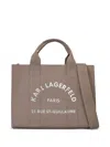 KARL LAGERFELD MEDIUM RUE ST-GUILLAUME SQUARE TOTE BAG