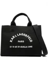 KARL LAGERFELD MEDIUM RUE ST-GUILLAUME SQUARE TOTE BAG