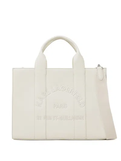 Karl Lagerfeld Medium Rue St-guillaume Tote Bag In Neutral