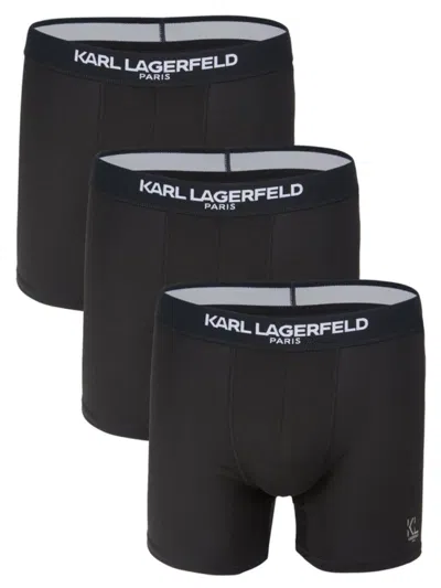 Karl Lagerfeld Men's 3-pack Logo Boxer Briefs