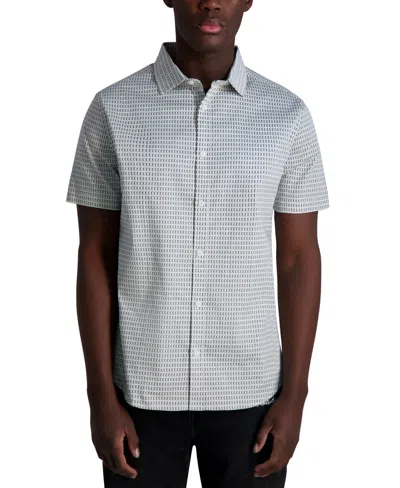 KARL LAGERFELD MEN'S ALL-OVER K-LOGO SHIRT