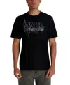 Karl Lagerfeld Men's All-over Stitch T-shirt In Black