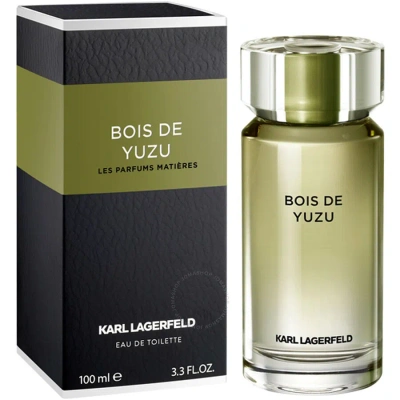 Karl Lagerfeld Men's Bois De Yuzu Edt 3.4 oz (tester) Fragrances 3386460101875 In White