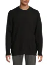 Karl Lagerfeld Men's Cable-knit Sweater In Black
