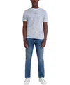 Karl Lagerfeld Men's Chest Signature Slub T-shirt In Gray