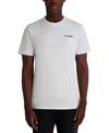 Karl Lagerfeld Men's Core Short Sleeve Crewneck Chest Logo T-shirt In White