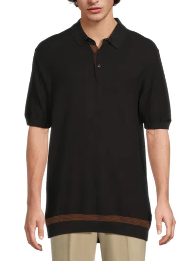 KARL LAGERFELD MEN'S COTTON POLO SHIRT