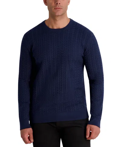 Karl Lagerfeld Men's Crewneck Sweater In Blue