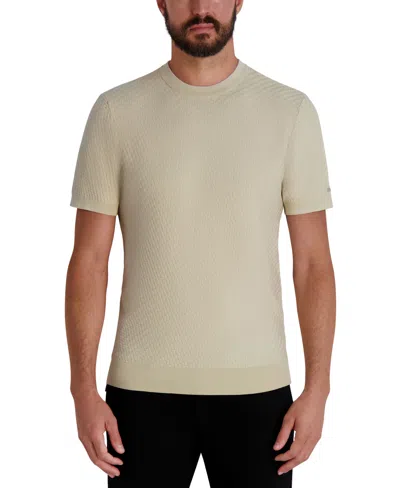 Karl Lagerfeld Men's Crewneck Sweater In Brown