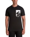 Karl Lagerfeld Men's Crewneck T-shirt In Black
