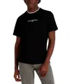 Karl Lagerfeld Men's Crewneck T-shirt In Black