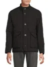 Karl Lagerfeld Men's Diamond Quilted Jacket In Black