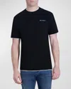 Karl Lagerfeld Double Hem Tee In Black
