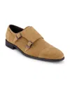 Karl Lagerfeld Men's Double Monk Cap Toe Dress Shoe In Taupe