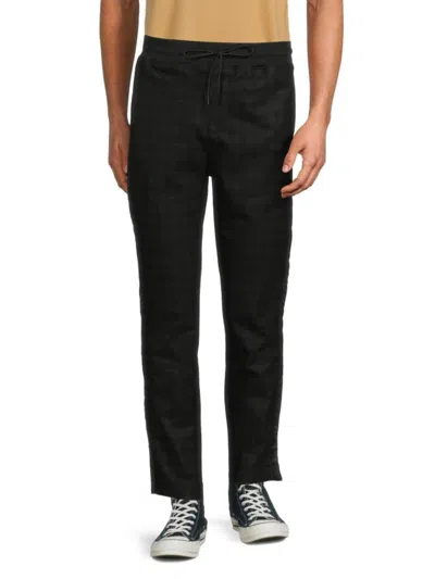 Karl Lagerfeld Men's Drawstring Pants In Black