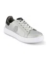 Karl Lagerfeld Paris Embroidered Karl Sneaker In Silver