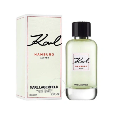 Karl Lagerfeld Men's Hamburg Alster Edt Spray 3.4 oz Fragrances 3386460124485 In White