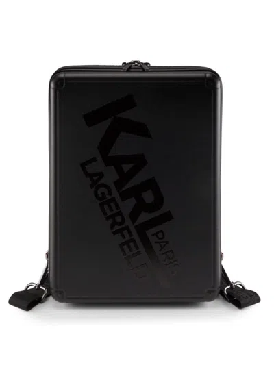 Karl Lagerfeld Men's Hardside Backpack In Black