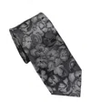 Karl Lagerfeld Men's Herringbone Pattern Classic Tie In Multi