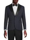 Karl Lagerfeld Blazer  Men In Navy Black