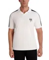 Karl Lagerfeld Men's Jonny Collar Polo Shirt In White