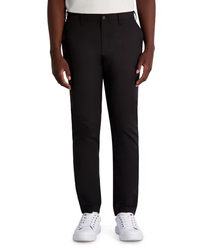 Karl Lagerfeld Men's Jordan Straight Fit Performance Pants In Black
