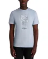 Karl Lagerfeld Paris Rubberized Karl Cotton Graphic T-shirt