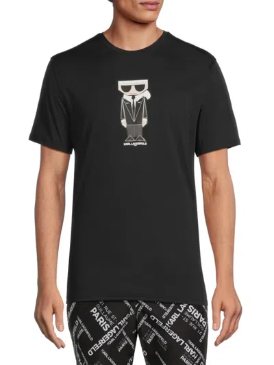 Karl Lagerfeld Men's Karl Doll Graphic T-shirt In Black