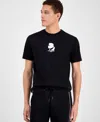 Karl Lagerfeld Men's Karl Head Graphic T-shirt In Black