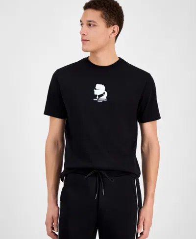 Karl Lagerfeld Men's Karl Head Graphic T-shirt In Black