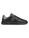 Karl Lagerfeld Men's Karl Head Patch Racer Toe Sneakers In Black
