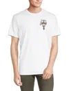 Karl Lagerfeld Men's Karl Logo Crewneck T-shirt In White