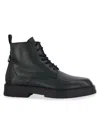 Karl Lagerfeld Men's Leather Boots In Green