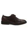 Karl Lagerfeld Men's Leather Derby Shoes In Dark Brown